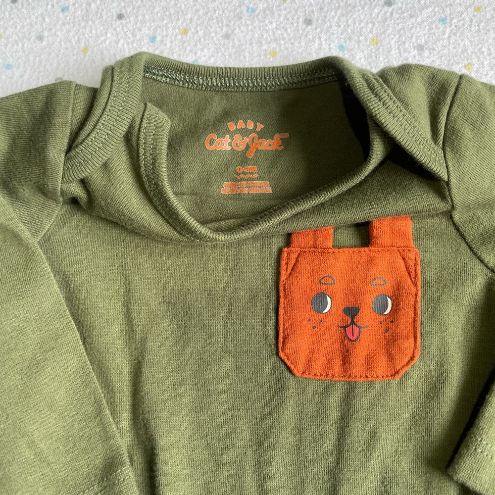 Cat & Jack: Baby Bear Pocket Bodysuit